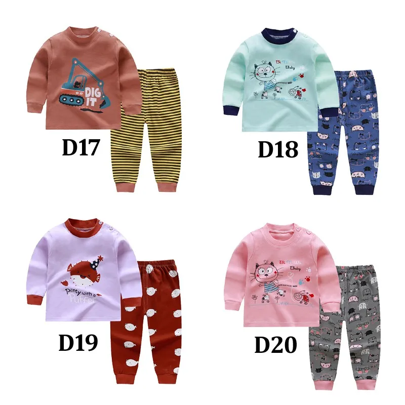 Комплект из 2 предметов; детский пижамный комплект; Модная одежда для сна с принтом; комплект одежды из хлопка с длинными рукавами для маленьких мальчиков