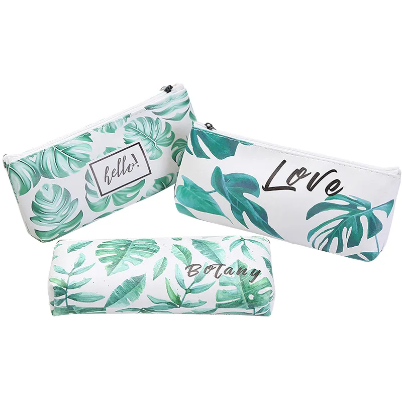 Чехол для карандашей с черепаховым листом школьный чехол девочек школьные