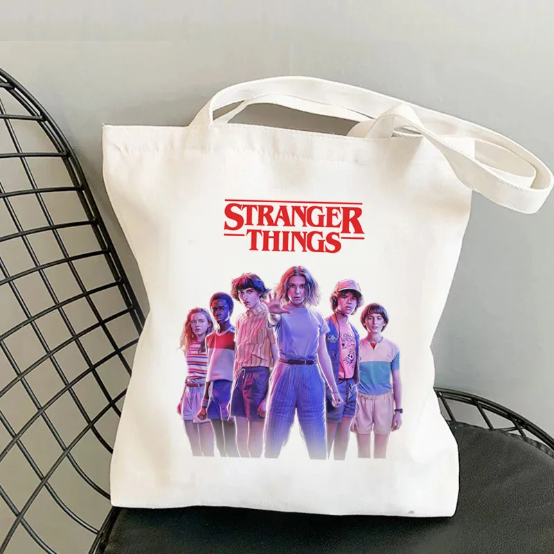 Сумка для покупок странные дела хлопковая эко-сумка продуктов сумка тканая |