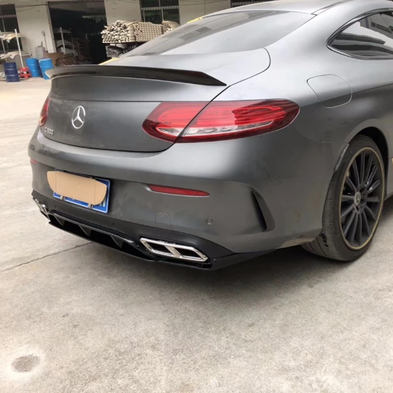 Для Mercedes Benz C Class W205 спойлер из углеродного волокна заднего багажника крыла C200 C250