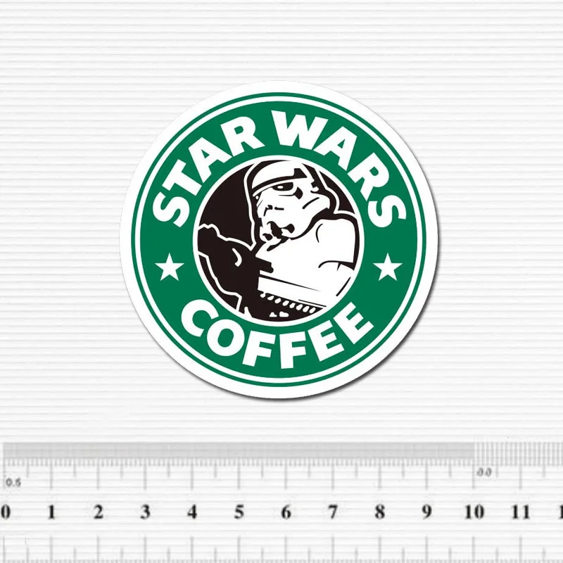 star wars coffee sticker