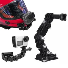 Helmet-Mount Action-Camera-Accessories Curved-Adhesive Motorcycle Xiaomi Yi Hero 8 4k Gopro
