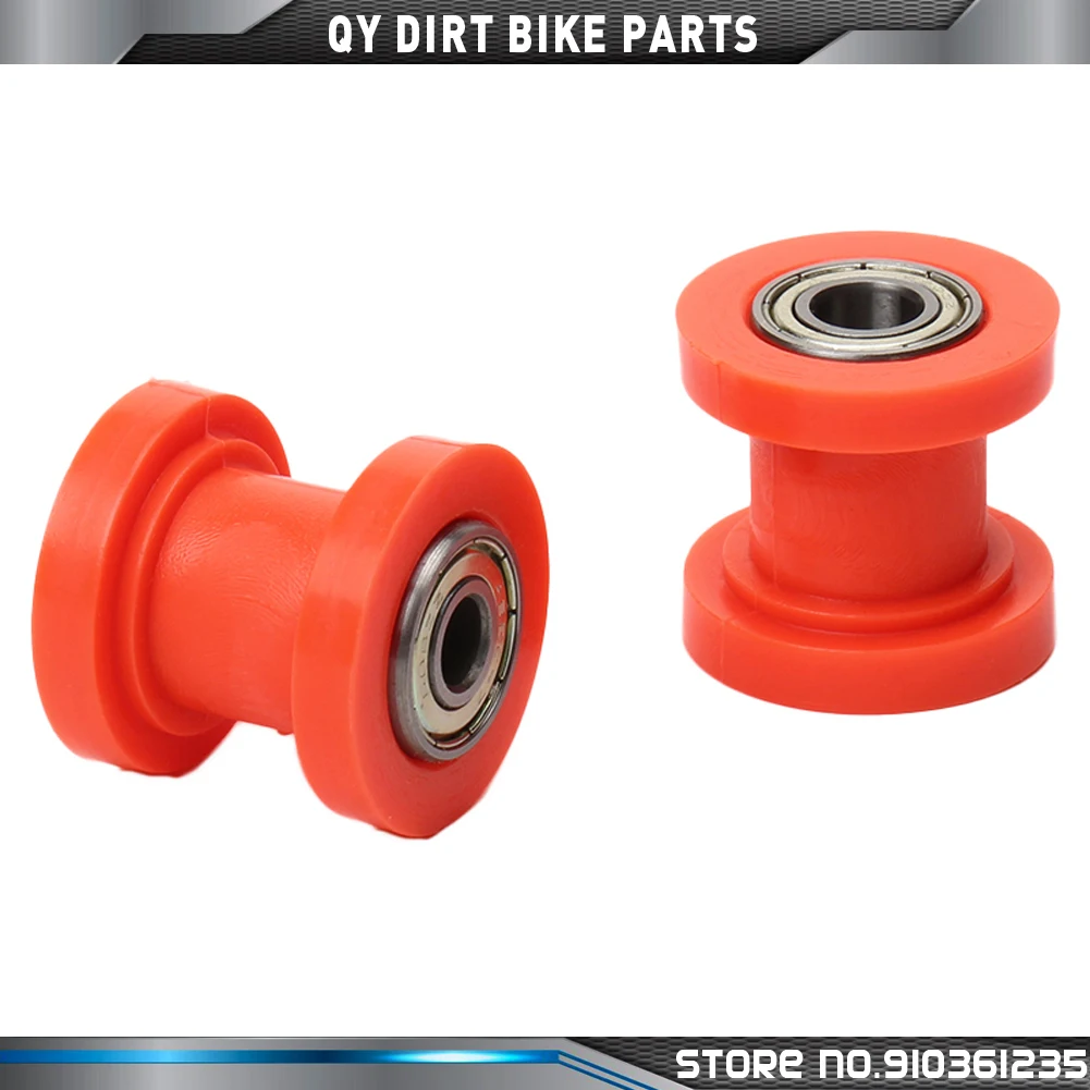 8/10mm Drive Chain Roller Pulley Wheel Slider Tensioner Wheel Guide For Enduro Motorcycle Motocross PIT Dirt Bike ATV CRF CR XR