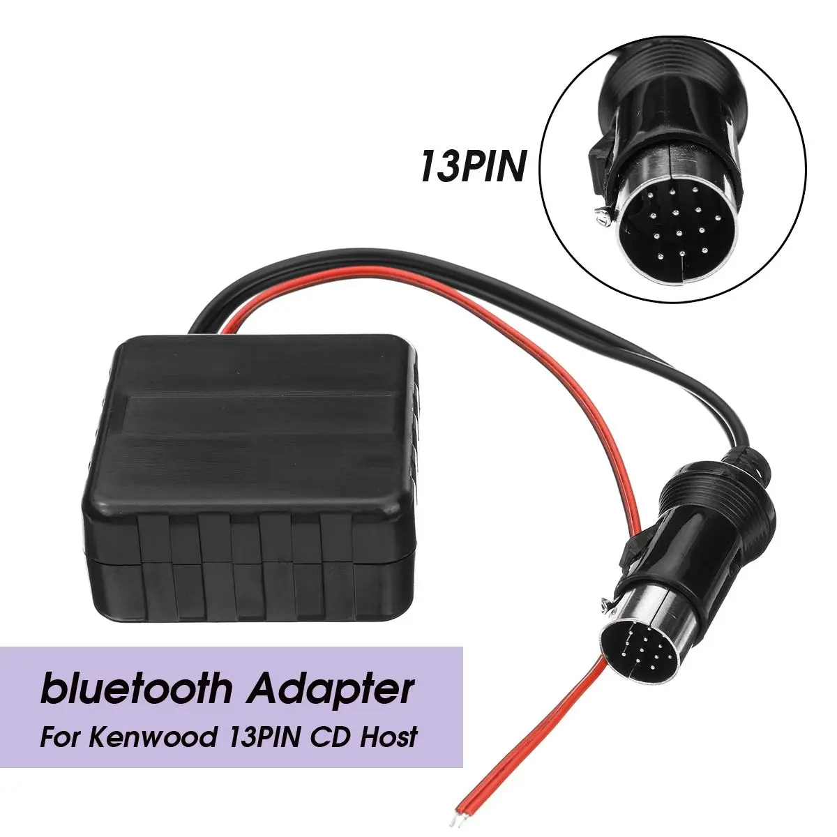 Автомобильный bluetooth модуль Aux кабель-приемник беспроводной адаптер для Kenwood 13PIN CD Хост машина HIFI радио медиа, музыка