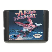 Aero Acro-летучая мышь NTSC-USA 16 бит MD игровая карта для sega Mega Drive для Genesis