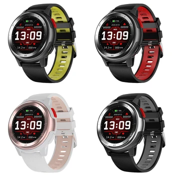 

DT68 Smart Watch IP68 Waterproof Bluetooth Sport Smartwatch Fitness Tracker Heart Rate Monitor Bracelet for Android IOS Black Re