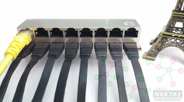 RS485 CAN MODBUS промышленный контроллер шины последовательный подлиния сбора разъем RJ45 сетевой порт