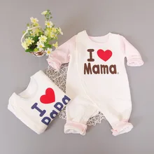 Mono de algodón para recién nacido, Pelele de manga larga para bebé, ropa de casa para bebé, ropa de invierno para niña