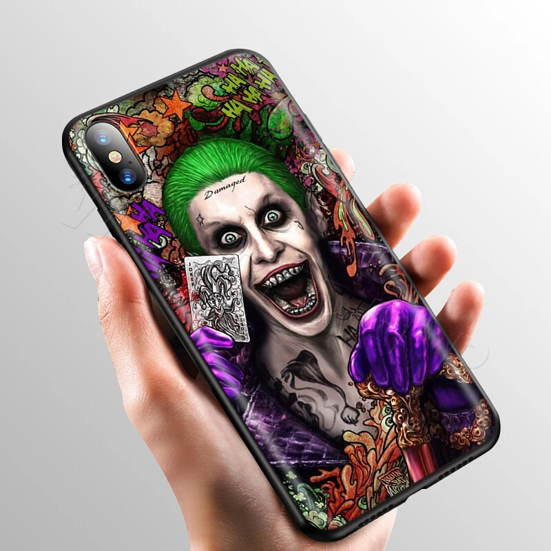 Чехол Webbedepp Joker для Apple iPhone 11 Pro XS Max XR X 8 7 6 6S Plus 5 5S SE - Цвет: 4