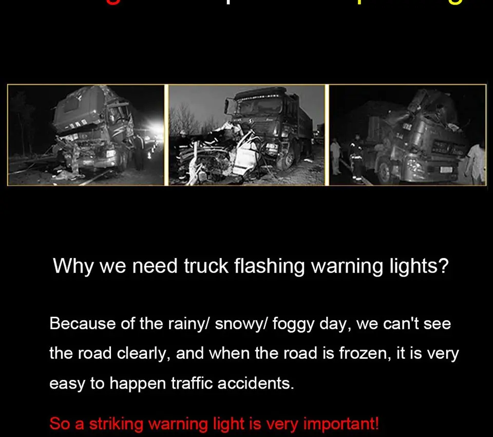 Colorful Flashing Led Light for Truck Signal Lamp 24V LED Bulb Lorry Cars Warning Strobe Lamp 24v COB LED Traffic Lighting (2)