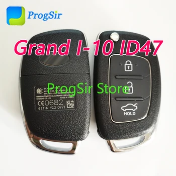 

3 Button 434MHz Filp Remote Control Key For Hyundai Grand I10 I-10 With PCF7938X Hitag3 ID47