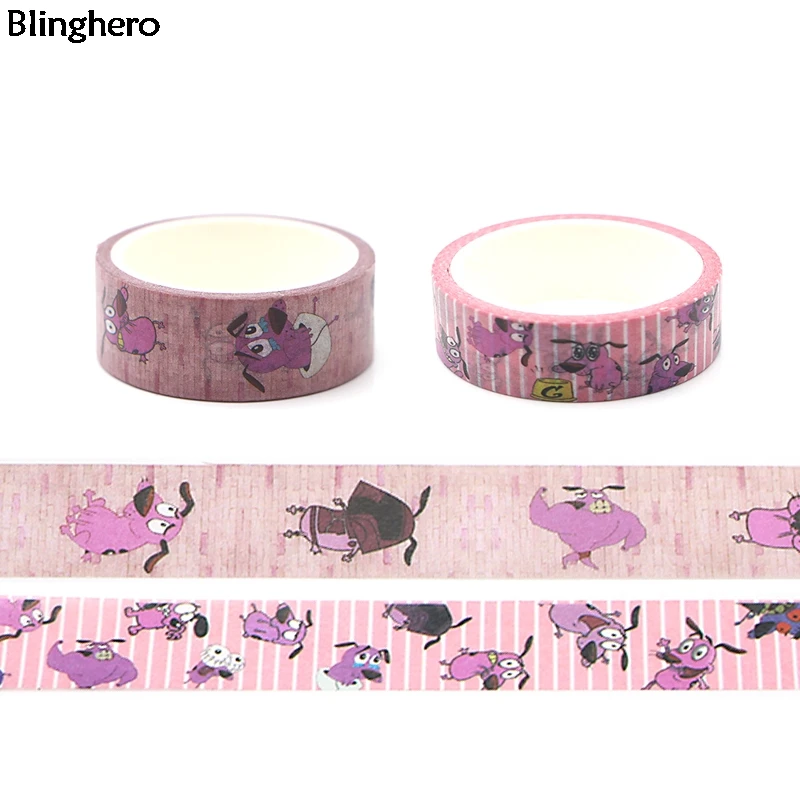 Blinghero собака 15mmX5m забавные лента Washi рукоделие изоляционная Скотч для монтажа