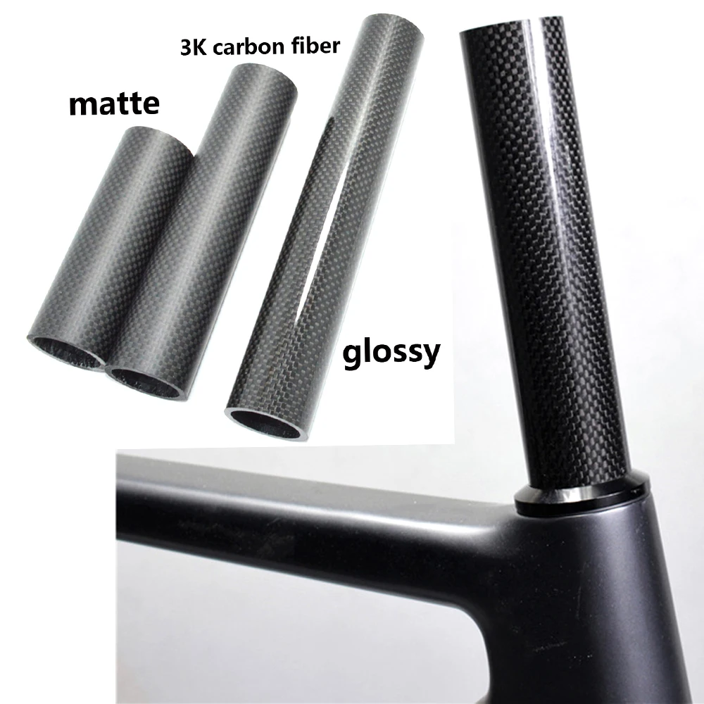Distanziale forcella bici da montagna in fibra di carbonio 3K per Mini BMX  bici pieghevole MTB parti ciclismo forcella rondella ciotola lunga 28.6mm  opaca|fork spacers|bicycle spacercarbon spacer - AliExpress