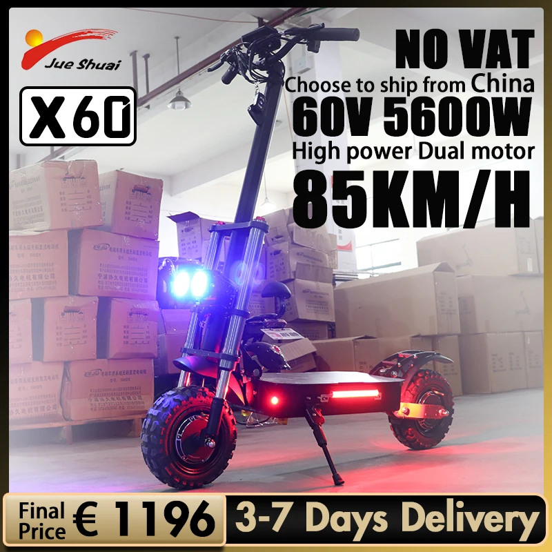 85KM H shop Max 71% OFF Speed Adult Electric Dual Motor Scooter 5600W Foldabl