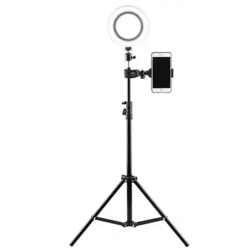

1 Pcs Studio Tripod Stand Video Live Bracket LED Ring Light Lamp Selfie Camera Phone Studio Tripod Stand Video Bracket