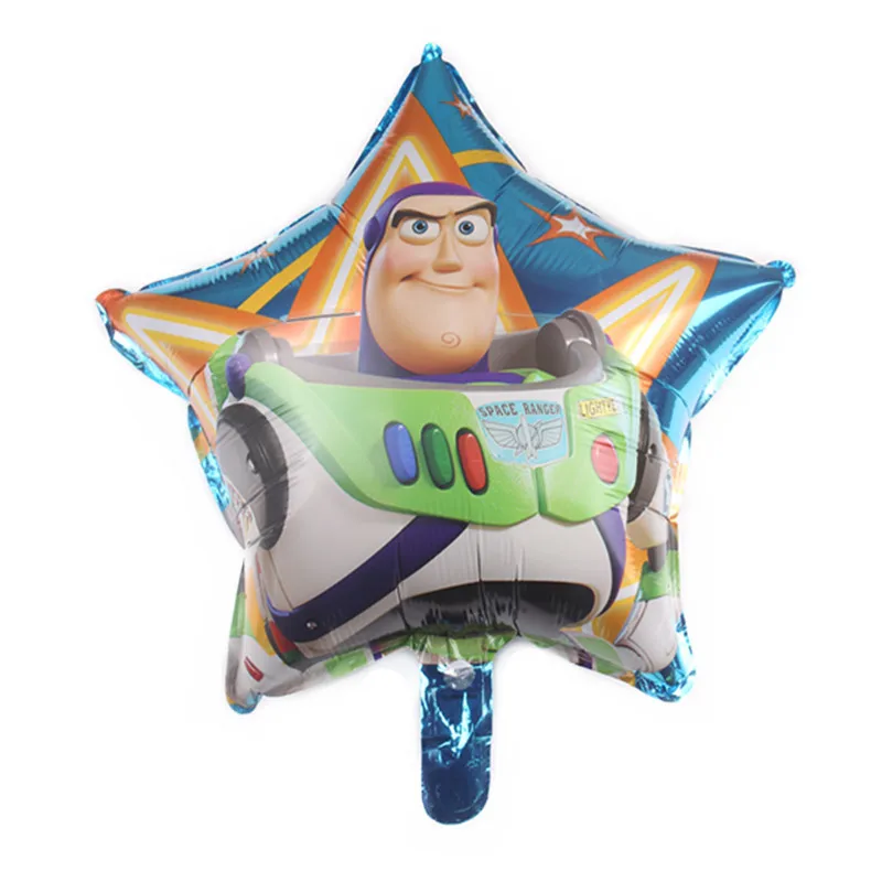 1 набор,, игрушечный Сказочный светильник Базз, год, воздушные шары из мультфильма, фольга, гелий, 32 дюйма, цифры, синие воздушные шары, История игрушек, шары с днем рождения - Цвет: Balloons-26-1PC