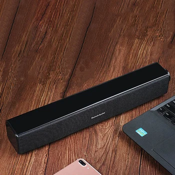 

Bluetooth Speaker Voice Prompt Dustproof Call Function Subwoofer Surround Sound Strip Wireless H Ome Theater Bluetooth Speaker