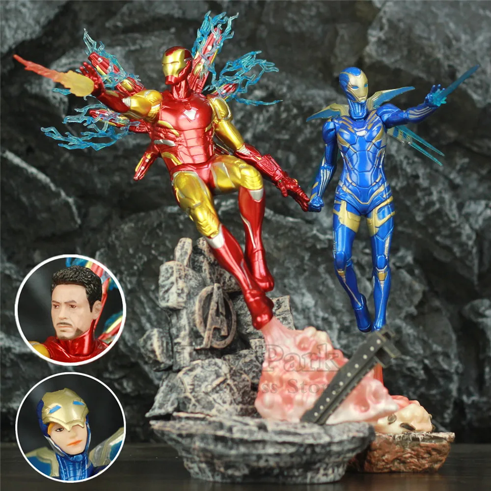 

Marvel Endgame Iron Man MK85 Mark 85 & Ruscue 1/10 Statue Figure Studios Toys Avenger 4 Spuer Hero Ironman Tony Stark Movie Doll