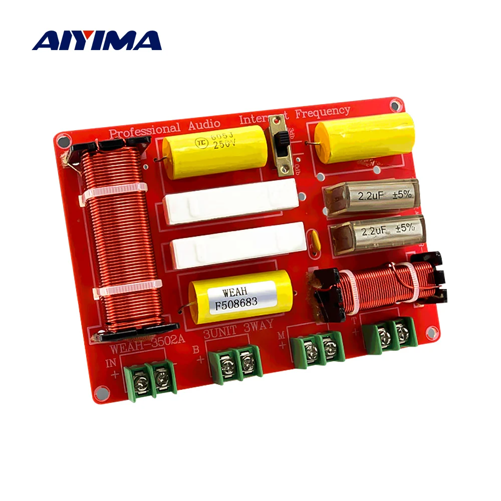 AIYIMA 250 Вт кроссовер 3 полосный аудио динамик делитель частоты фильтр для