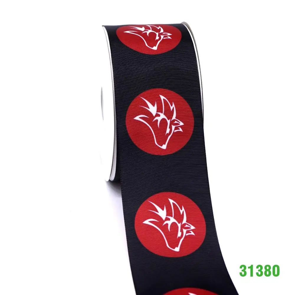 31380 50 ярдов мультфильм напечатанный grosgrain ленты 31385 - Цвет: 31380