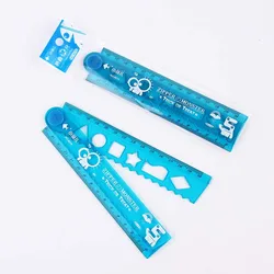 Règle pliante multifonctionnelle de 30CM, douce pour le dessin des enfants étudiants, fournitures scolaires et de bureau, mignon Kawaii, papeterie 