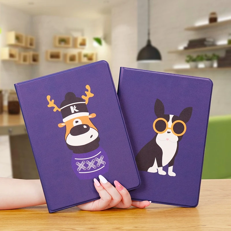 Автоматический будильник смарт-чехол с подставкой для Планшеты ipad Mini1 на возраст 2, 3, 4, 5, ipad air 2 3 pro 10,5 Мультфильм защитный чехол для ipad 2, 3, 4 18 9,7