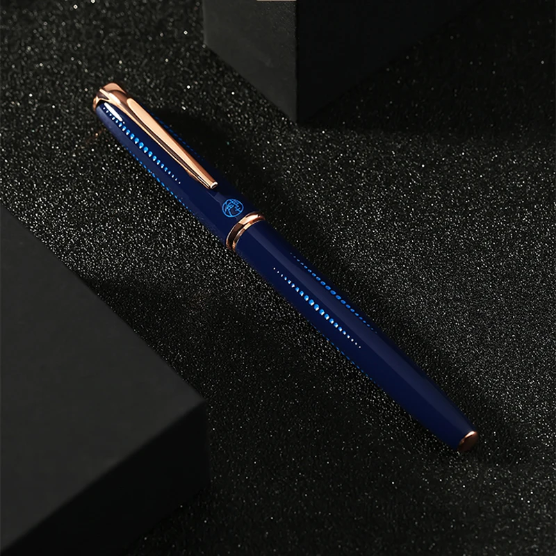 Picasso Pimio 916 Fashion Metal Fountain Pen Iridium Medium Nib With Wonderful Blue Dots Office & Home Writing Pen