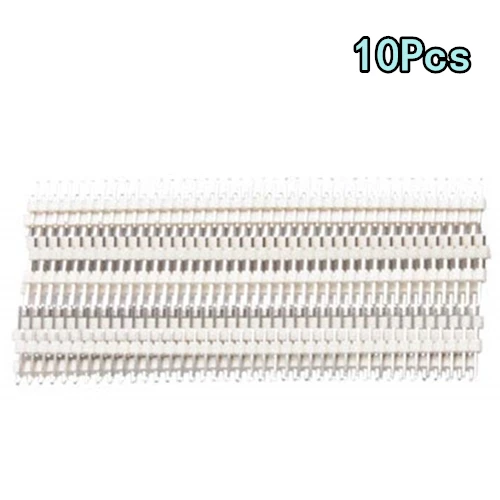 10Pcs-M-M-White
