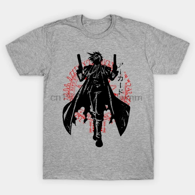 Men tshirt Short sleeve Crimson Alucard Hellsing T Shirt(1) tee tops Women t-shirt |