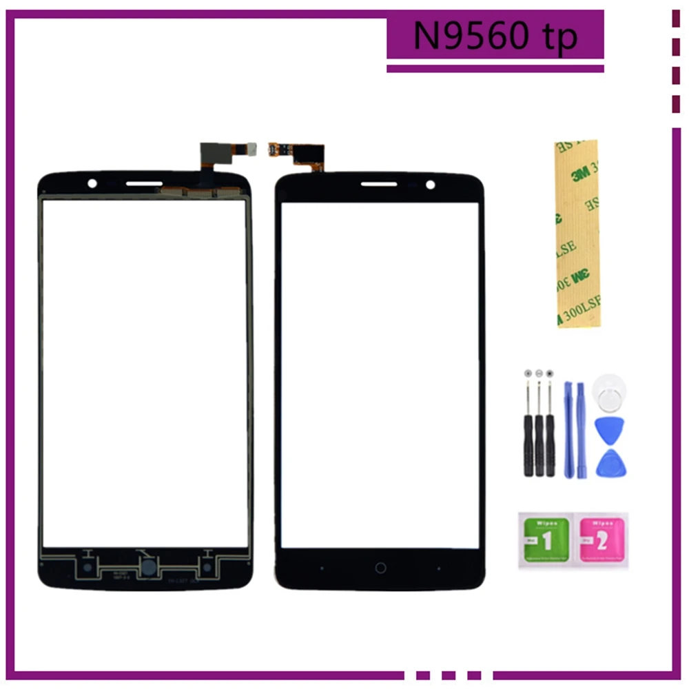 Сенсорный экран N9560 для ZTE сенсорный MAX XL сенсорное Переднее стекло дигитайзер