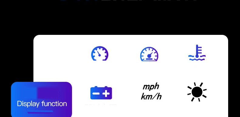 Дисплей на лобовое стекло автомобиля HUD Дисплей на лобовое стекло автомобиля Универсальный эскорт H6 проектор Цифровой дисплей автозапчасти XC-89