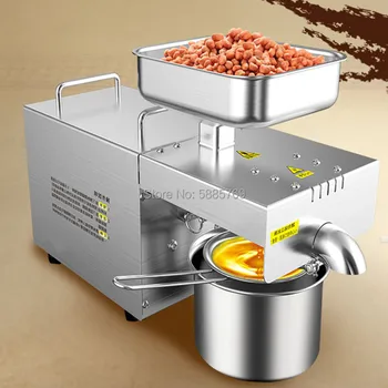 

Stainless Steel Peanut Coconut Oil Expeller Machine Small Oil Press Machine Cooking Oil Making Machine Avocado Oil Extractor