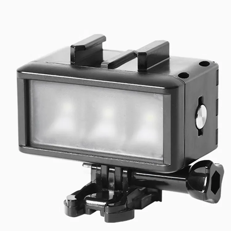Подводная съемка Дайвинг заполняющий свет Gopro фонарь для дайвинга оборудование Спорт на открытом воздухе фото основные Водонепроницаемые светодиодные фонари