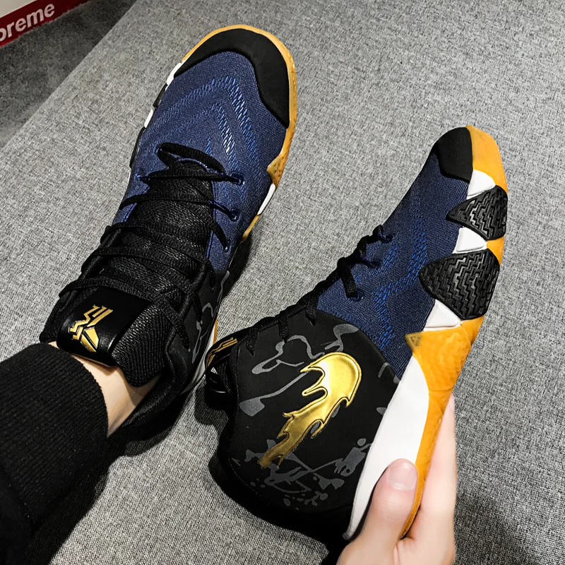 Уличная Мужская баскетбольная обувь zapatillas hombre Deportiva, высокие дышащие мужские ботильоны, тренировочные кроссовки, спортивная обувь
