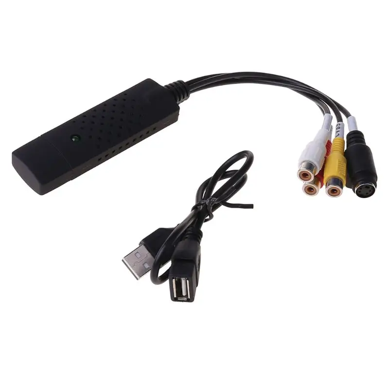 

USB 2.0 Video Capture Card Adapter TV DVD VHS DVR Converter For PC CCTV Camera
