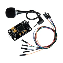 Модуль распознавания голоса с микрофоном Dupont распознавание речи Голосовая плата управления для Arduino совместимый