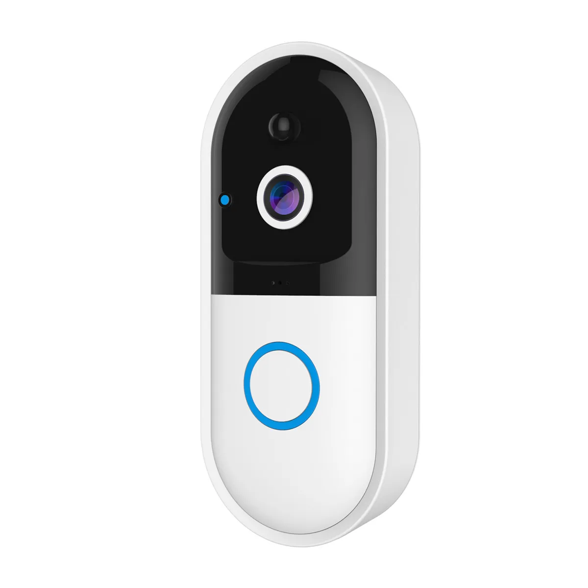 Беспроводная камера Wi-Fi для дверного звонка Smart Video домофонный дверной звонок Видеозвонок для квартиры ИК-сигнализация Беспроводная цветная камера безопасности объектива