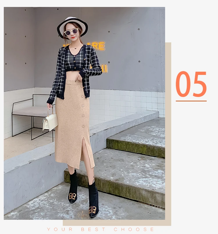 Fv2251 new autumn winter women fashion casual sexy Skirt kawaii plus size skirt long skirt harajuku