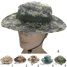 Мужские Тактические страйкбол Снайпер камуфляж Boonie шапки Непальские кепки Militares Армии Военные Аксессуары