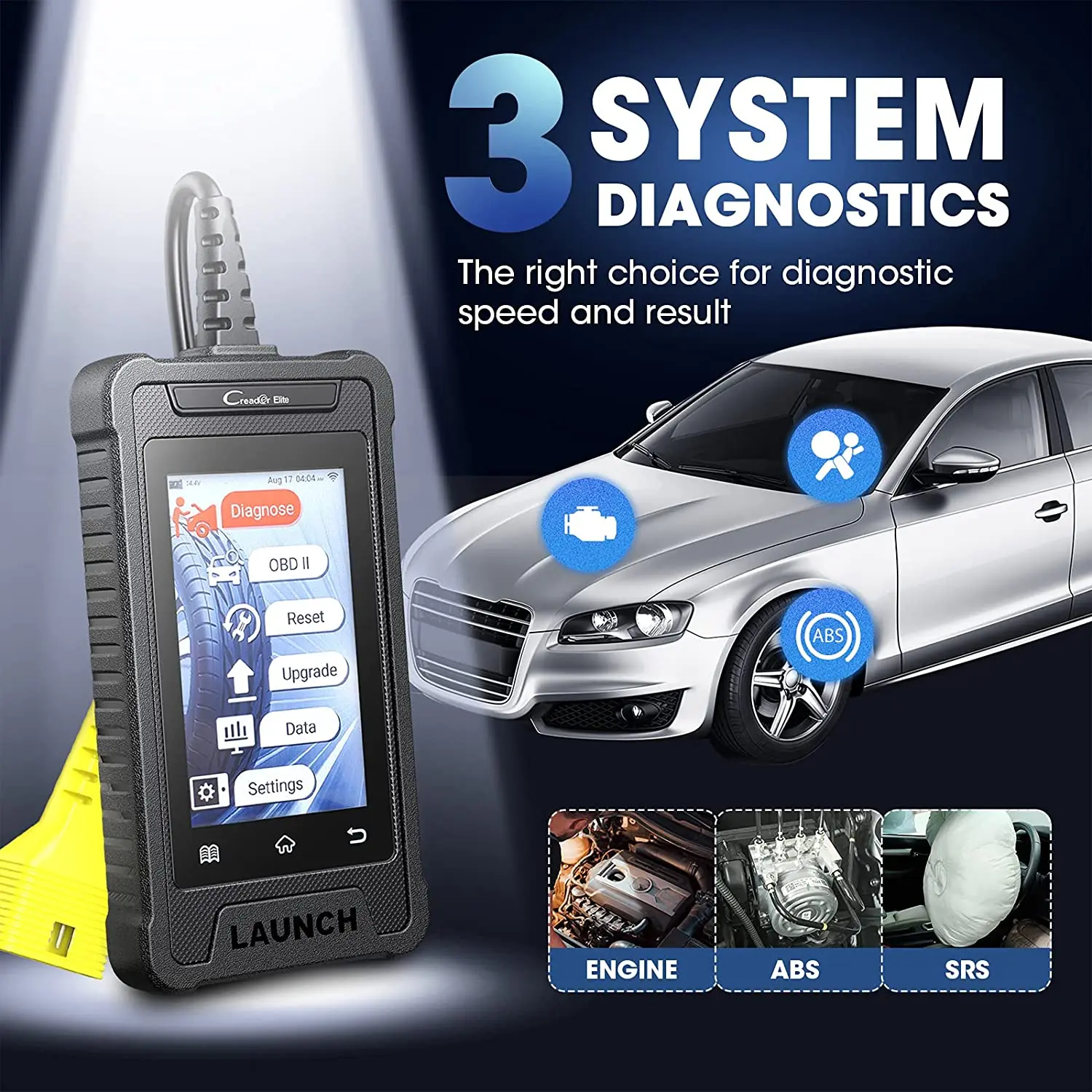 LAUNCH CRE300 Code Reader Scan Tool OBD2 Diagnostic Scanner ABS SRS Check Engine tools Automotive Tools | Автомобили и мотоциклы