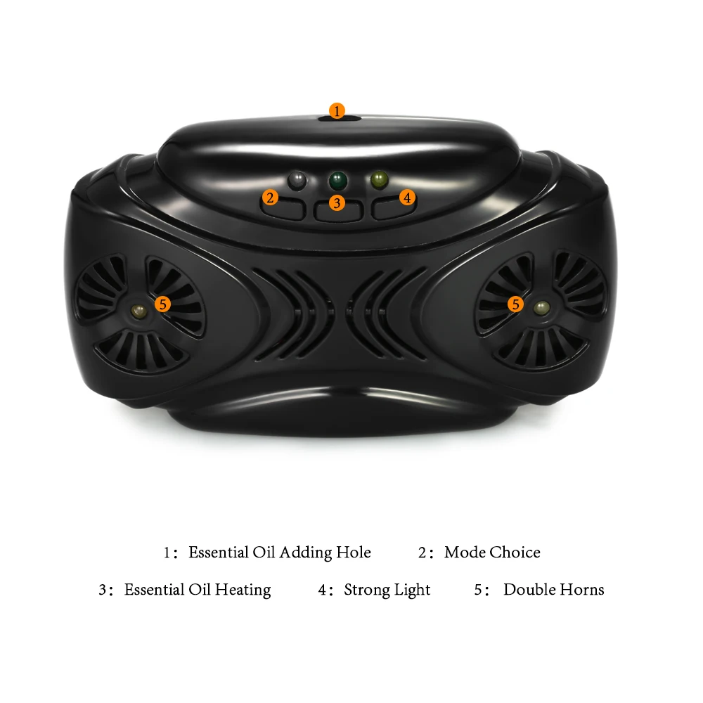 Electronic Mosquito Killer USB Ultrasonic Bionic Wave Mouse Pest Control Repeller Insect Bug Mosquito Cockroach Repellent