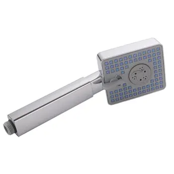 

Square Hot Sale Abs Plating Shower Set Oxygen Pressurized Water-Saving Shower Head Powerful Flows Large Water Output 1 Pcs