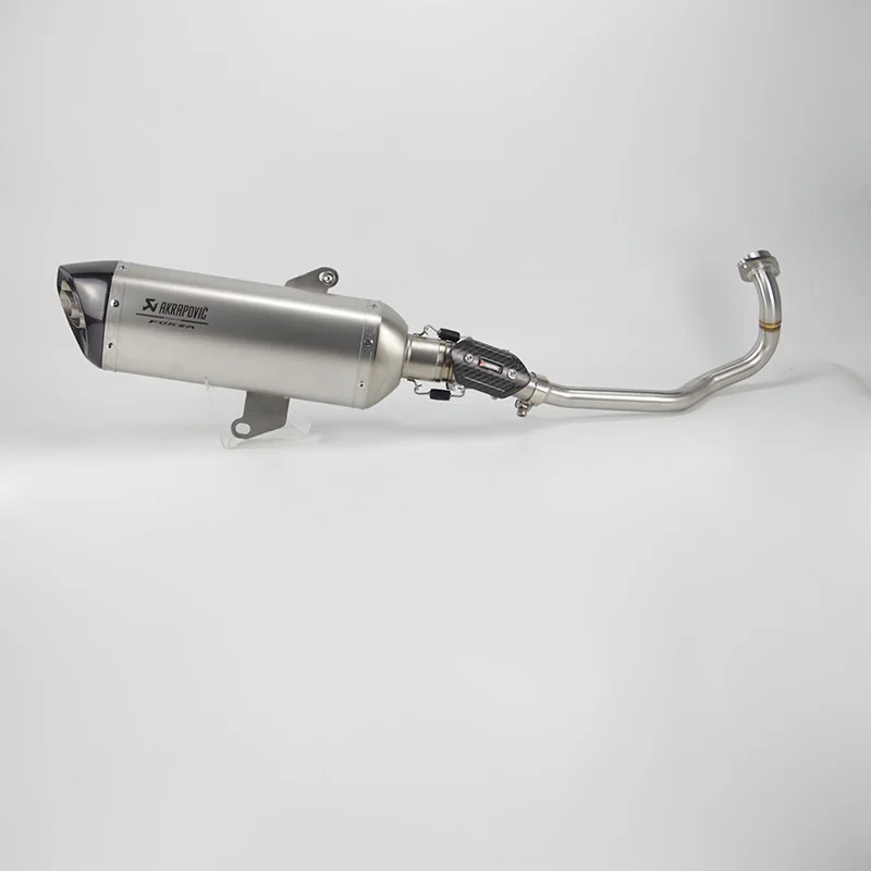 Forza 300 слипоны moto rcycle глушитель заголовки полная труба Akrapovic escape moto для Honda Forza 300