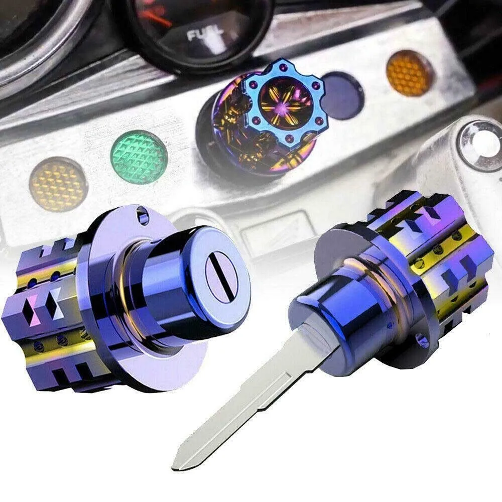 

Key Bit Universal Motorcycle Keychain Modified Key Cover CNC Key Bit Pentagonal Hexagon Key Head Cover Decorative Key Ring