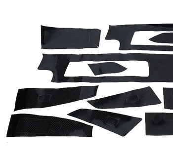 

For BMW 5-Series E60 2003-2010 Car Stickers Replacement Interior Decal Trim Carbon fiber black Parts Decoration Portable