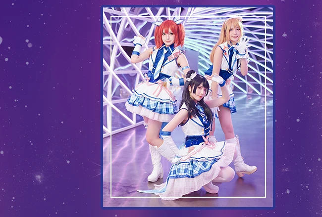 Love Live! Sunshine! Aqours Chika Ruby Kanan Dia вы аркадная игра 3rd всех членов униформы косплей костюм