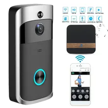 Беспроводная камера Смарт-видео ИК дверной звонок домашний визуальный домофон WiFi ночное видение Обнаружение движения видео непромокаемый дверной звонок Euplug