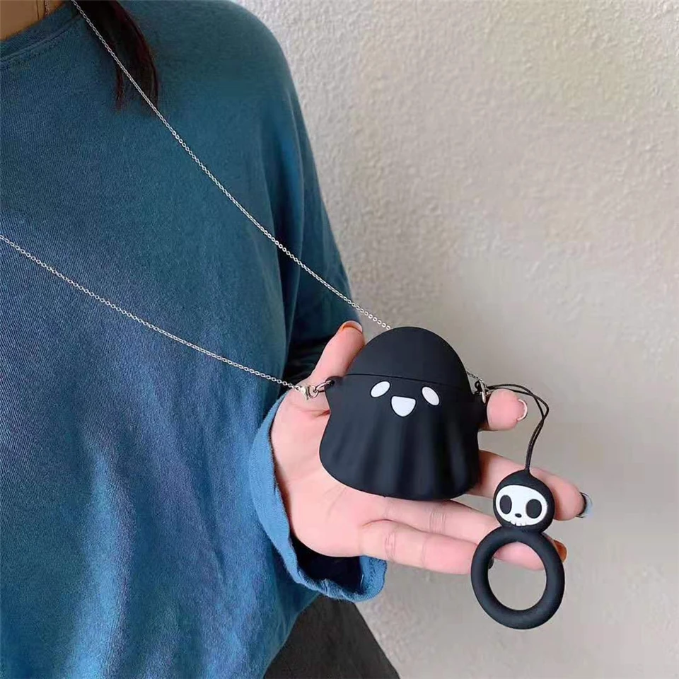 Мягкий силиконовый чехол для Apple AirPods 2/1, мультяшный чехол для наушников, защитный чехол для AirPod, чехол для Air pods, зарядная коробка - Цвет: 35