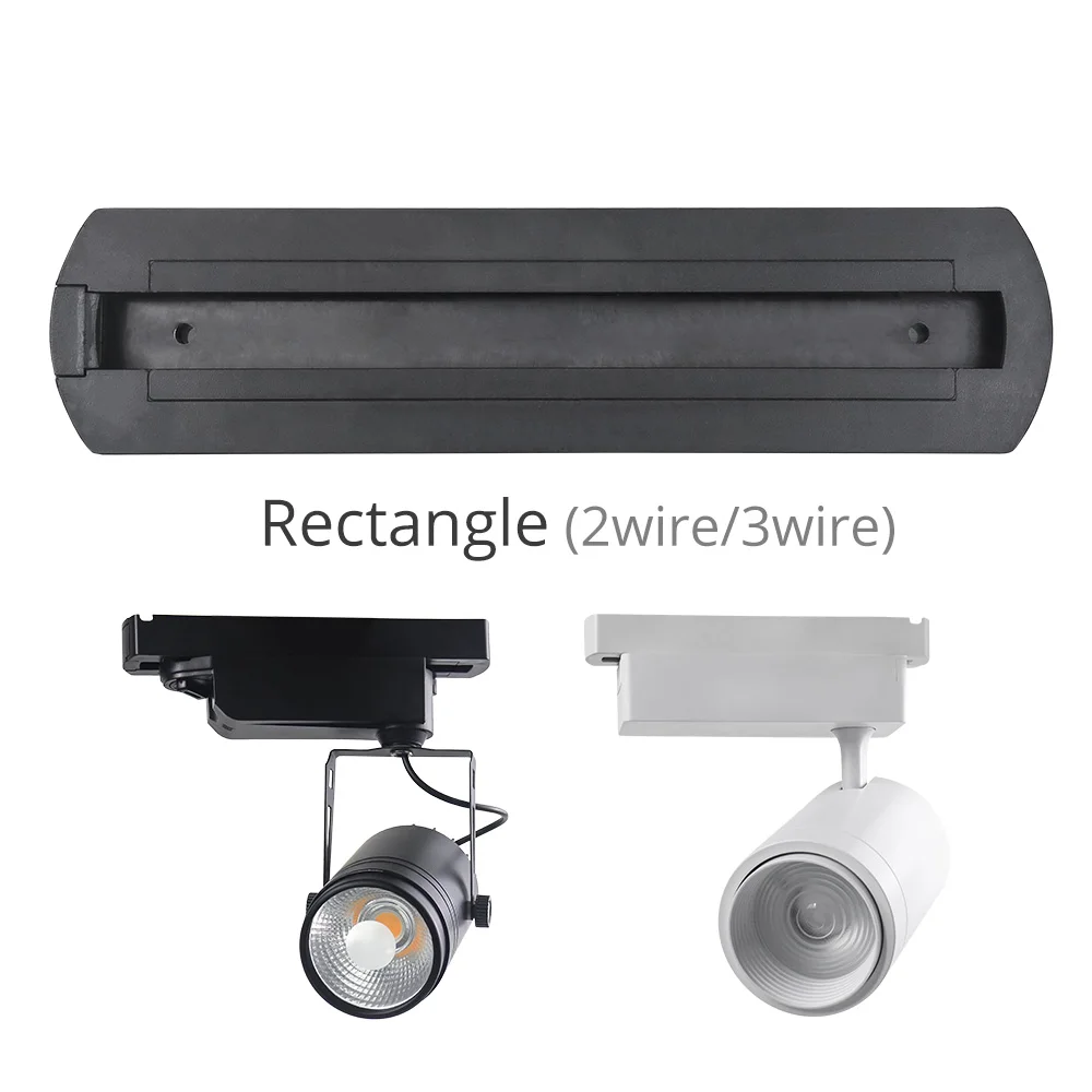 

Track Light LED Track Lighting Accessories Rail Connector Spotlights Track Box 2 Wire 3 Wire Fixtures Home Rail Lamp system