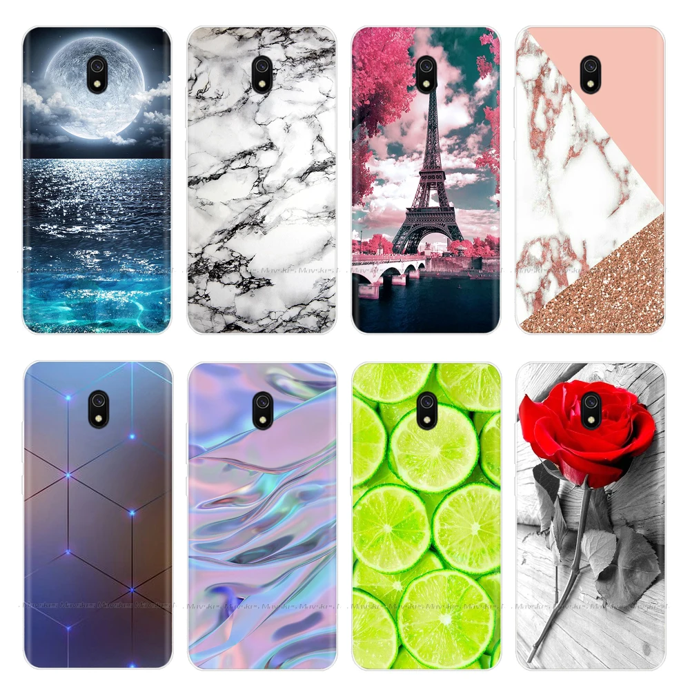 For Xiaomi Redmi 8A Case Silicone Painting Soft TPU Cover 6.22 inch Fundas Coque for Xiomi Redmi8A | Мобильные телефоны и